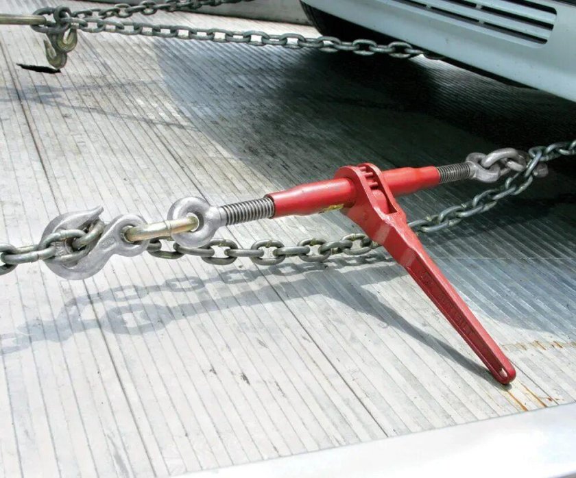 Талреп с трещоткой с двумя крюками (стяжка цепная) 10-13 Ромек