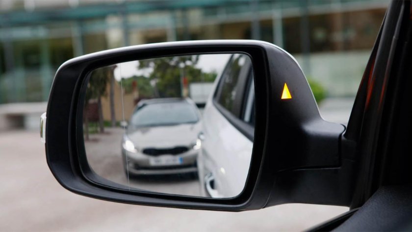 Киа Соренто зеркало с датчиком слепых зон