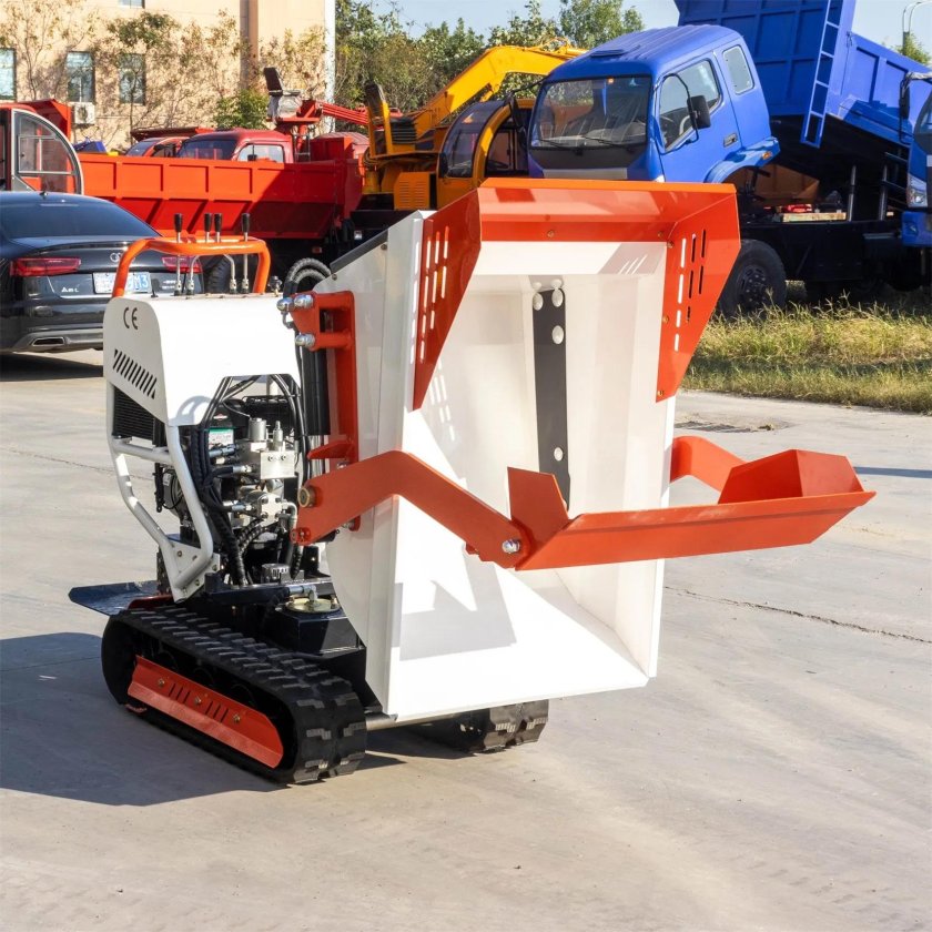 Гусеничный мини самосвал