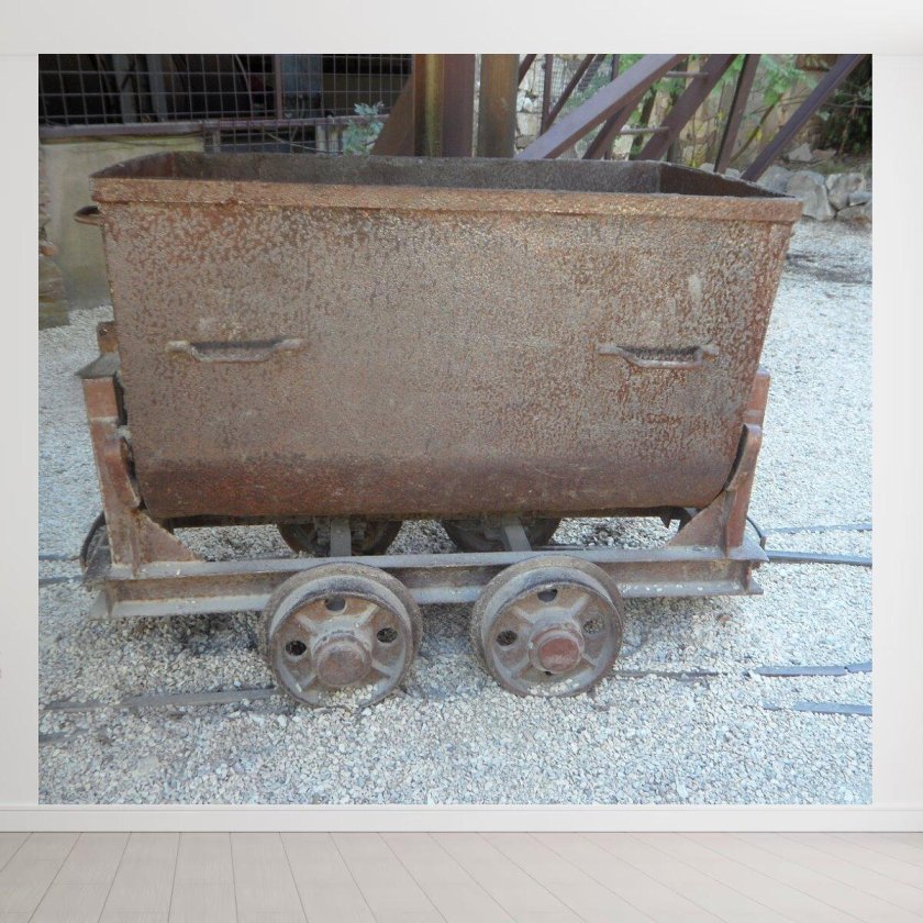 Тележка Старая металлическая