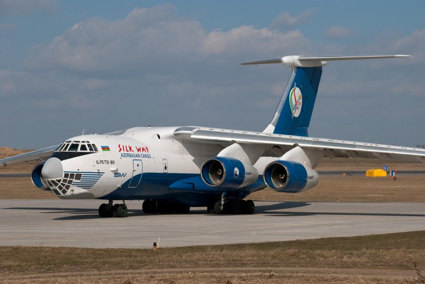 Ил-76 Азербайджан Silk way
