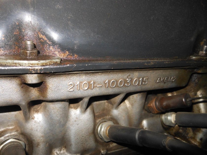 Номер двигателя на ВАЗ 2107 2010г