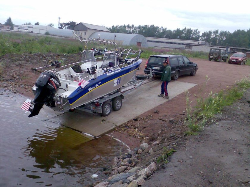 Слип для лодки