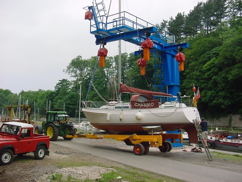 300т подъемник для подъема яхт
