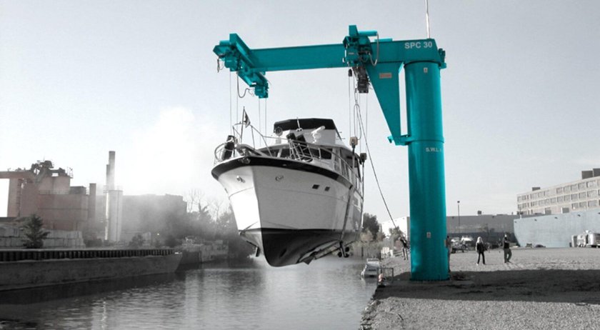 Кран для подъема судов