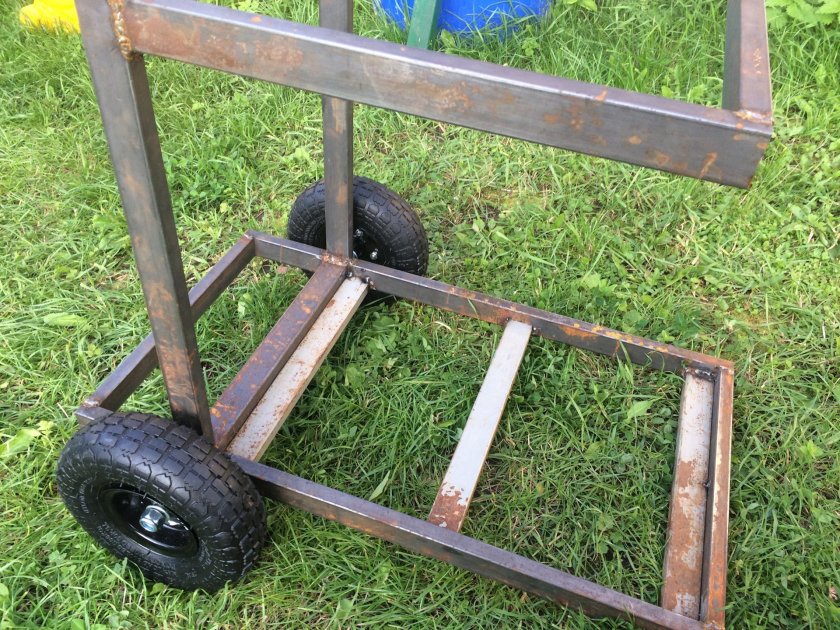 Самодельная Садовая тележка