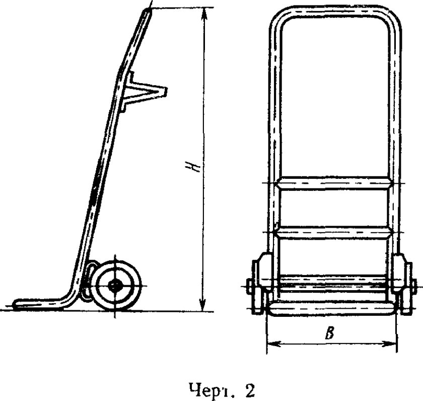 Тележка ручная двухколесная Tor HT 300
