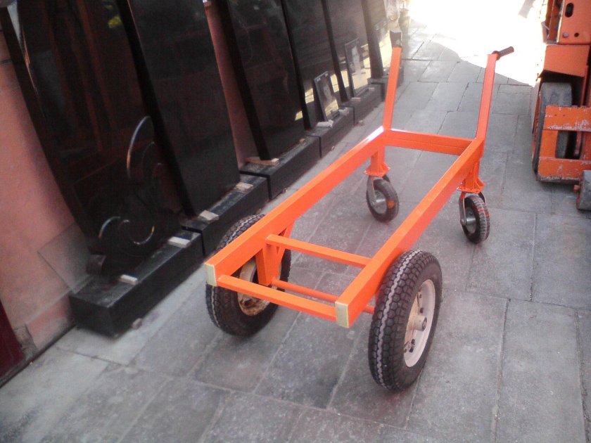 Тележка ручная четырехколесная т-4-1000н