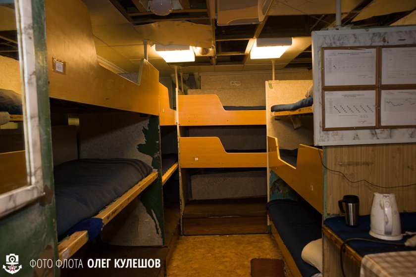 Кубрик на корабле Петр Великий