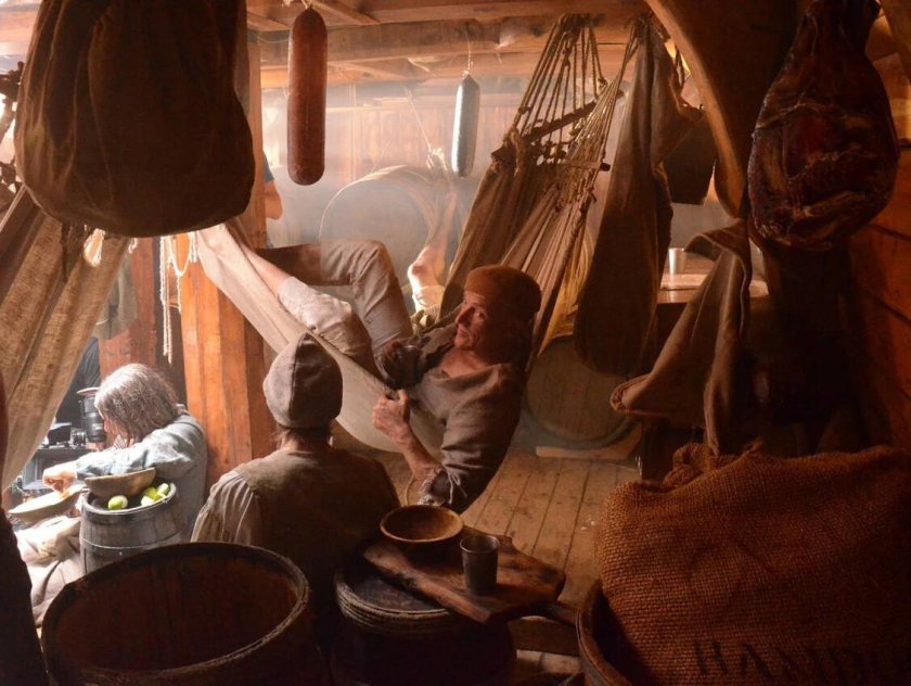 Кубрик на парусном корабле