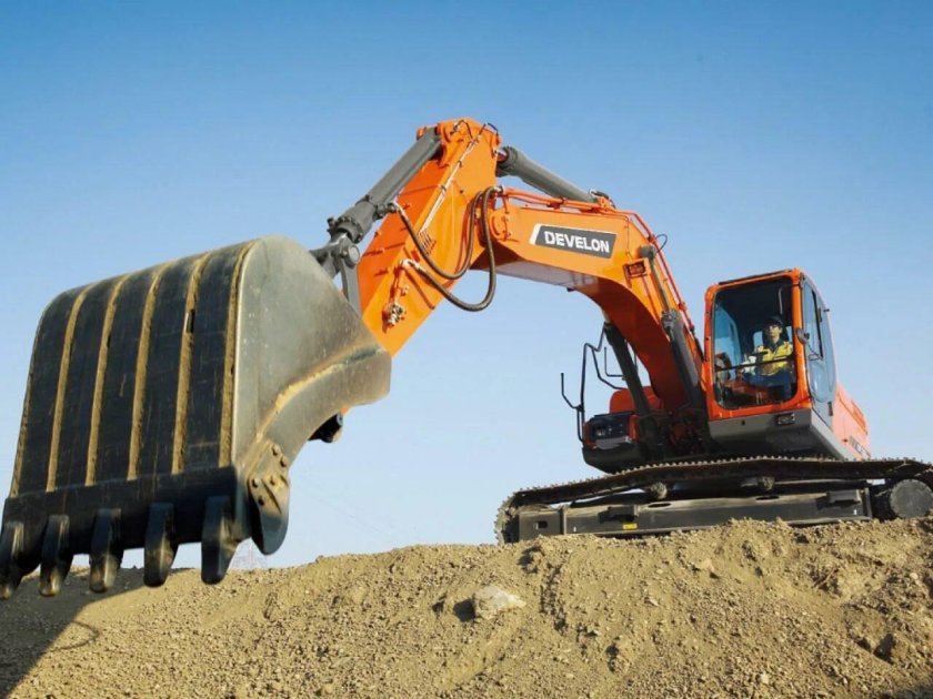 Экскаватор Дусан габариты