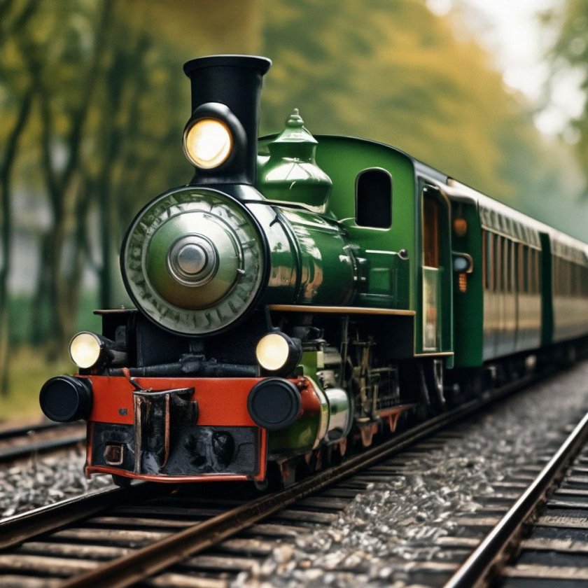 Поезд красивый