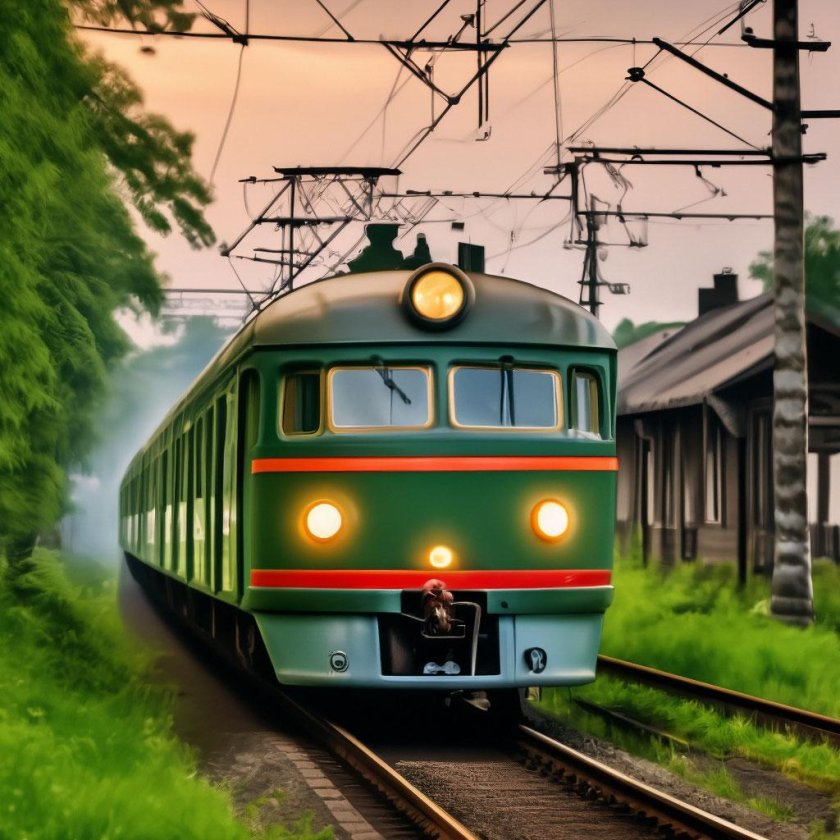 Зеленая электричка