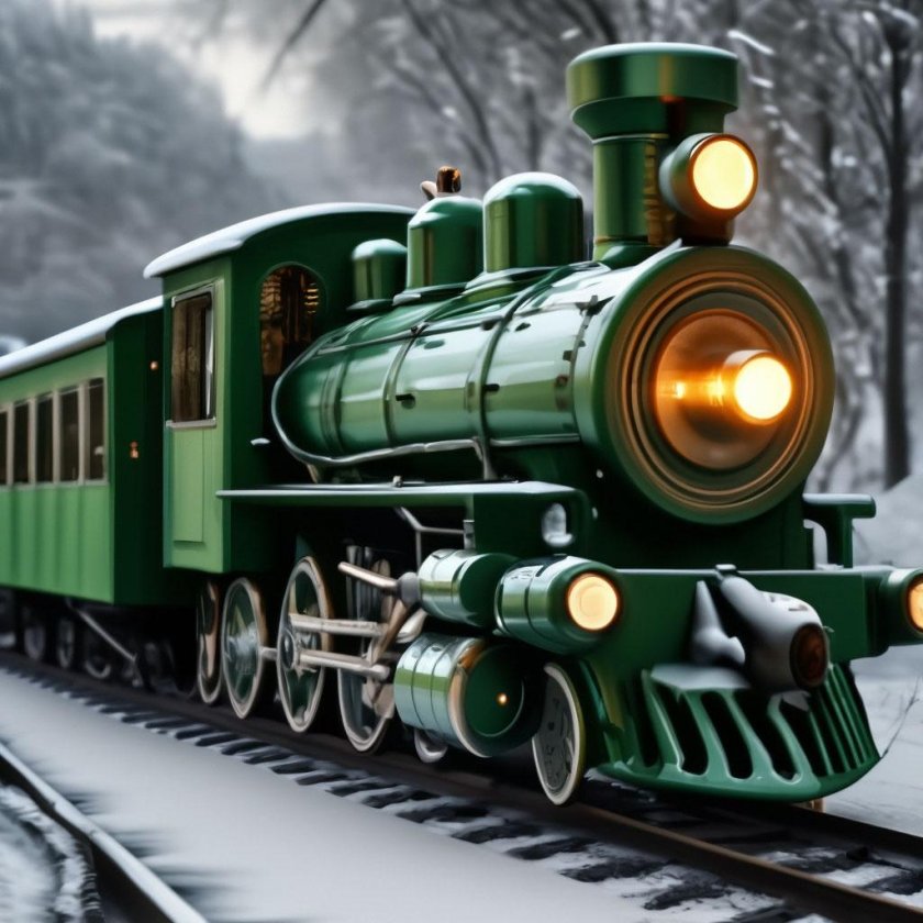 Новогодние поезда