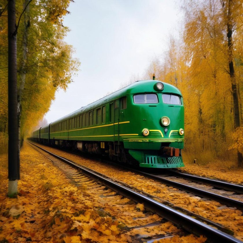 Зеленая электричка