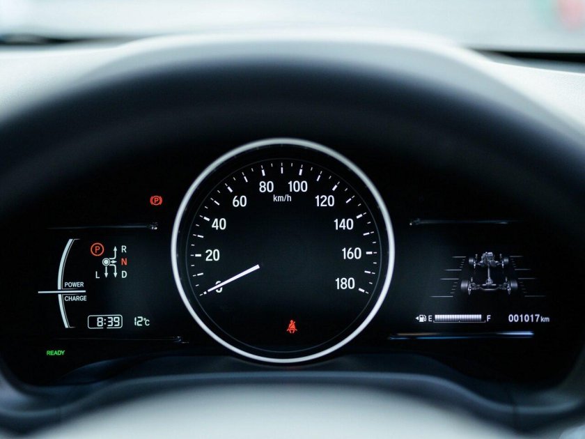 Приборная панель машины