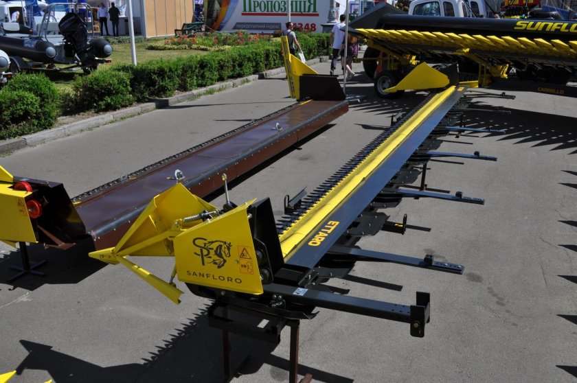 Жатка для уборки гороха