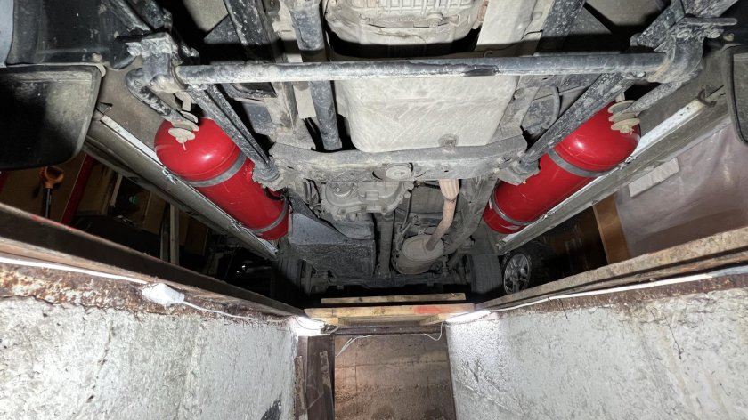 ГБО на УАЗ профи с двухрядной кабиной