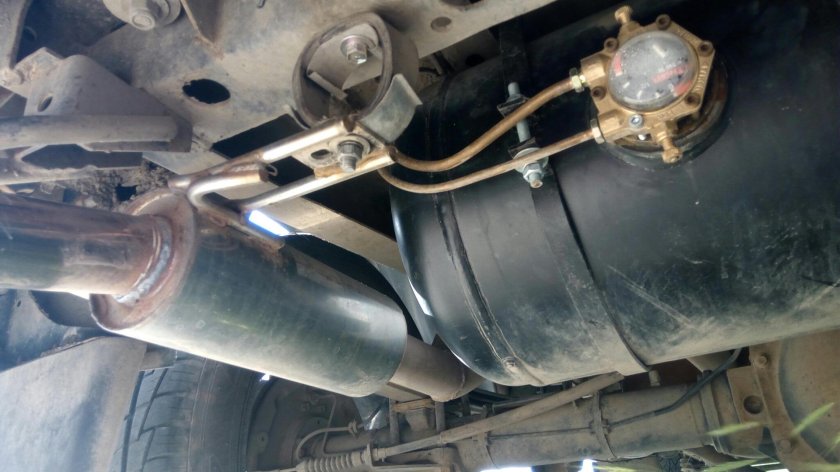 73 Баллон снизу на Патриот