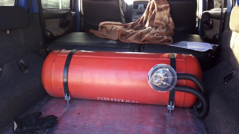 Баллон 100 литров в УАЗ Патриот