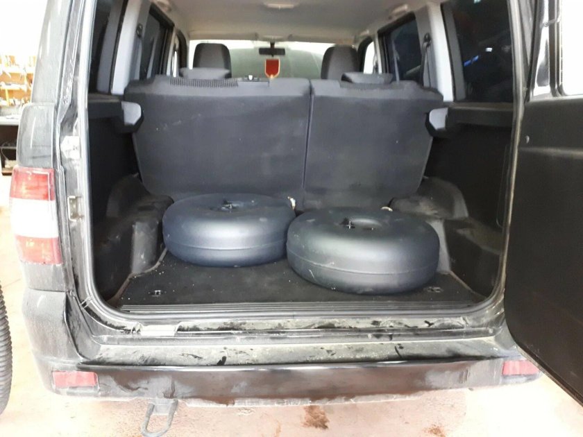 ГБО В багажник УАЗ Патриот