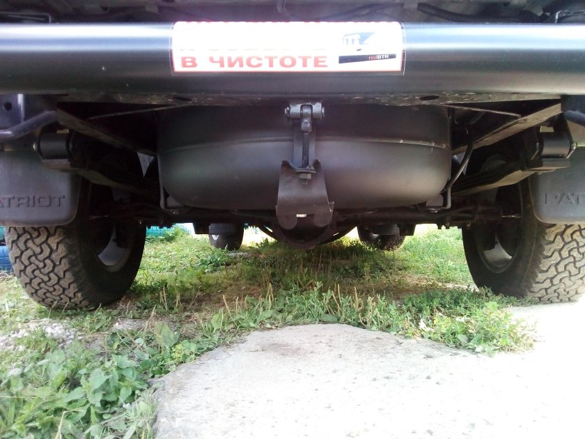 ГБО на УАЗ Патриот пикап