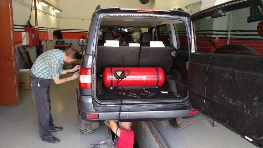 Метан на УАЗ Патриот