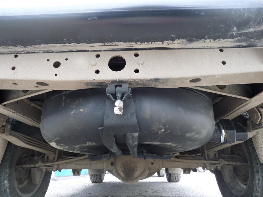 ГБО на ГАЗ 2705 баллон под кузов