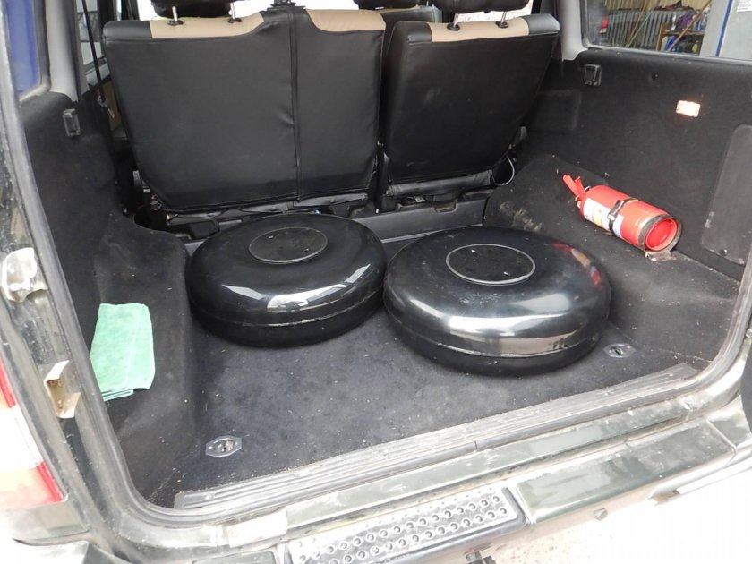 ГБО В багажник УАЗ Патриот