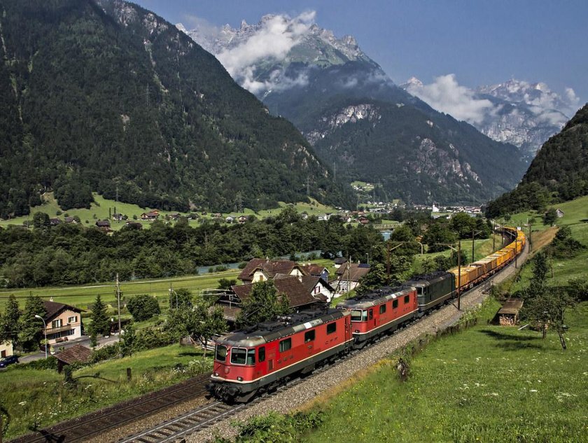 Железная дорога в Швейцарии