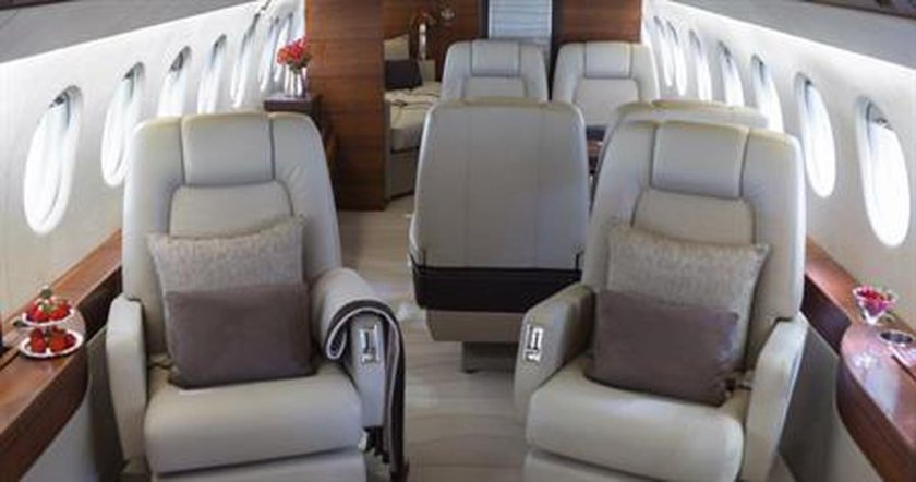 Dassault Falcon 900 салон