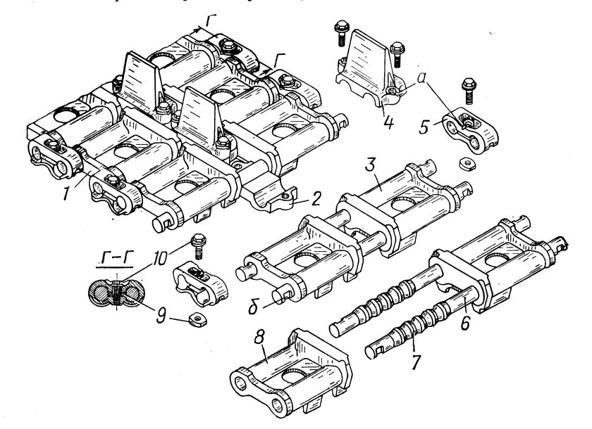 Трак гусеницы т72 схема