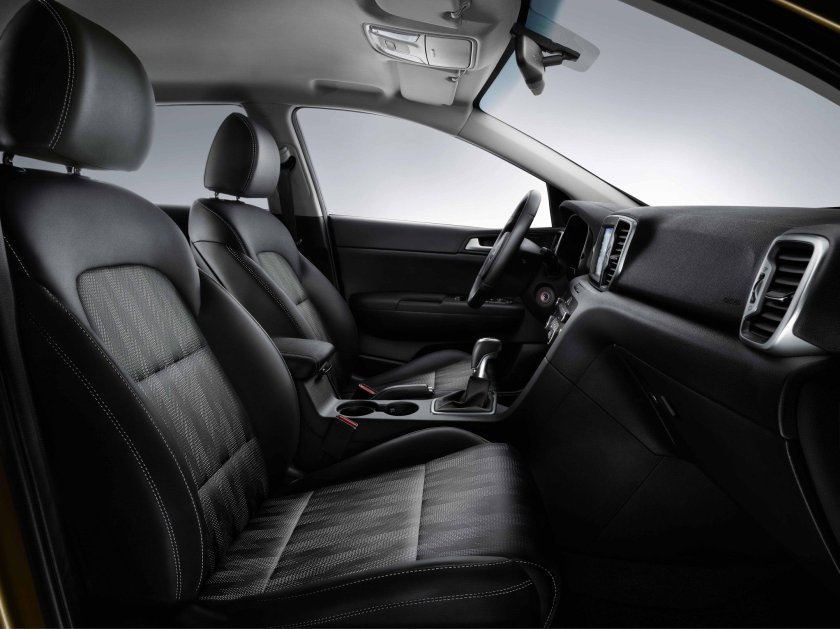 Кожаный салон Киа Спортейдж 4