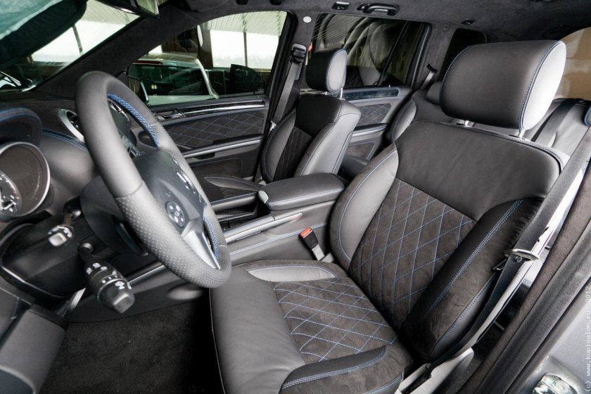 Мерседес е200 салон кожа алькантара