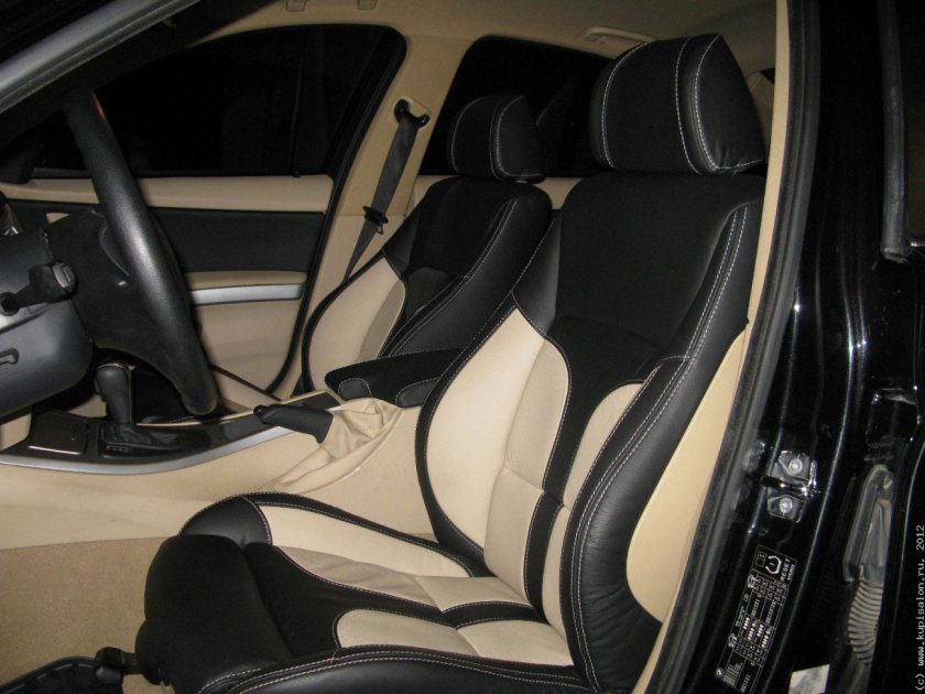 Кожа сидений БМВ е60