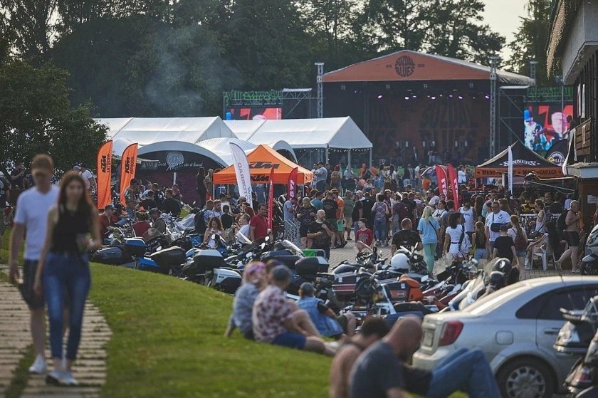 Блюз байк фестиваль в Суздале