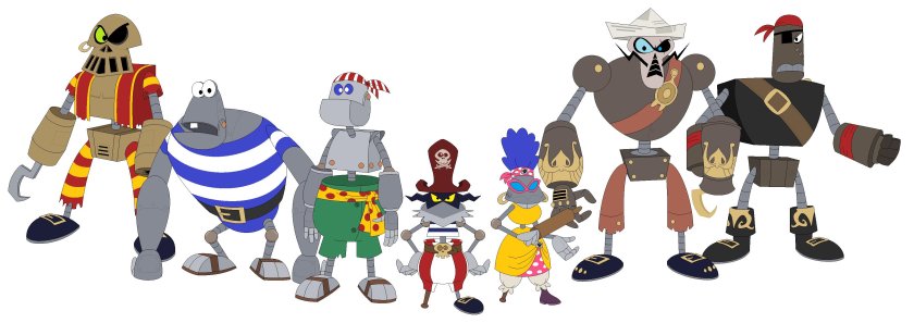 Робот пират