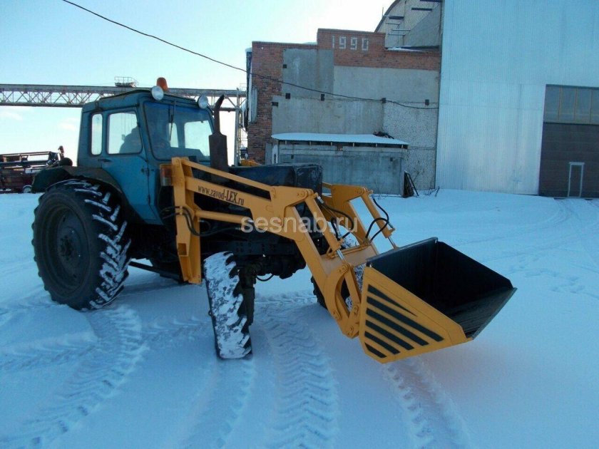 Фронтальный погрузчик на МТЗ 82