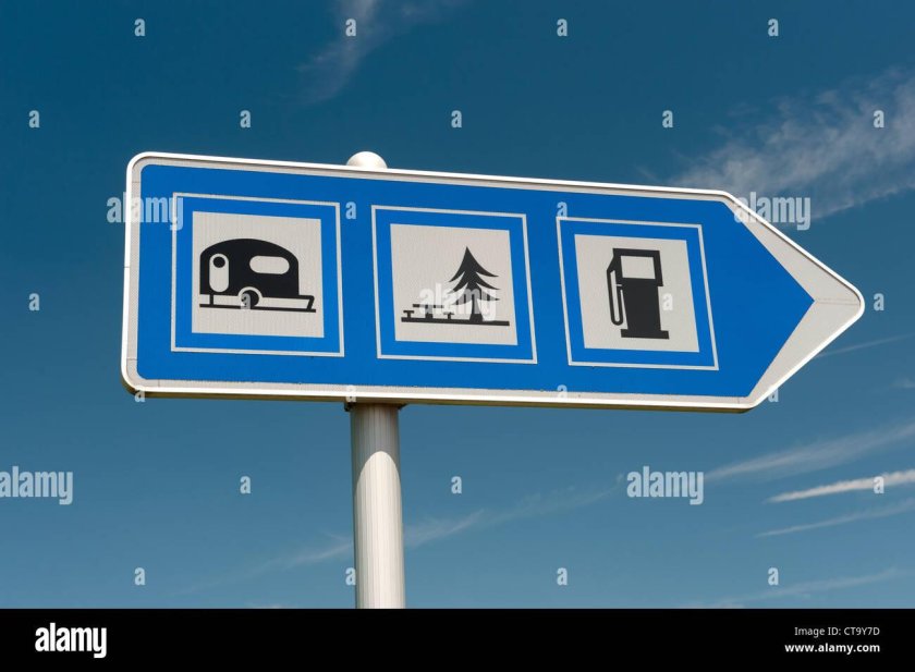 Кемпинг знак дорожный