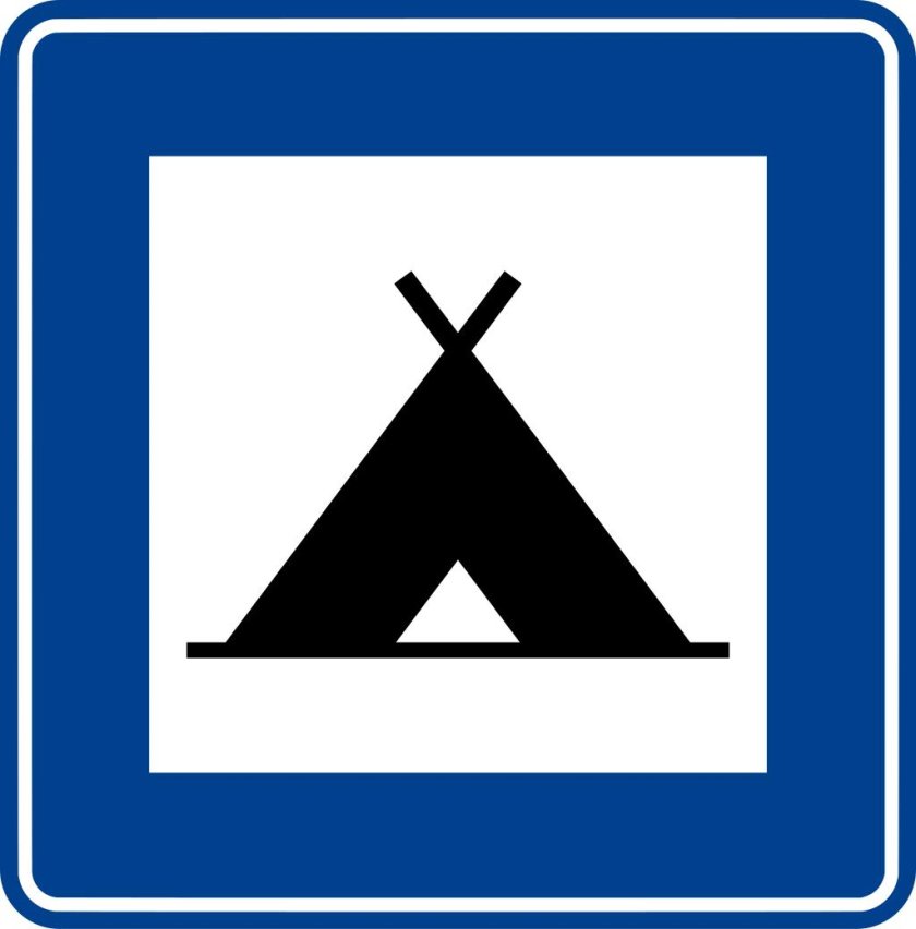 Обозначение кемпинга