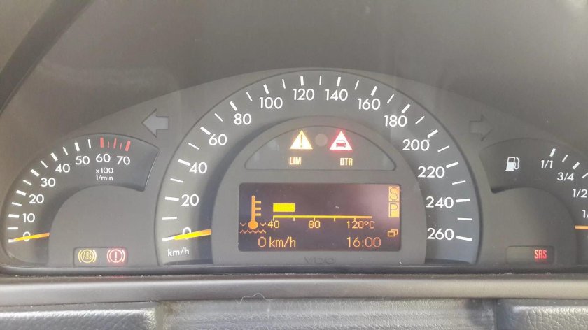 Лампочка чек Мерседес w203