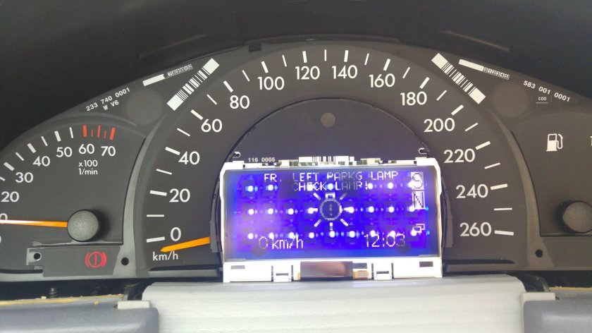 Панель приборов Мерседес w203