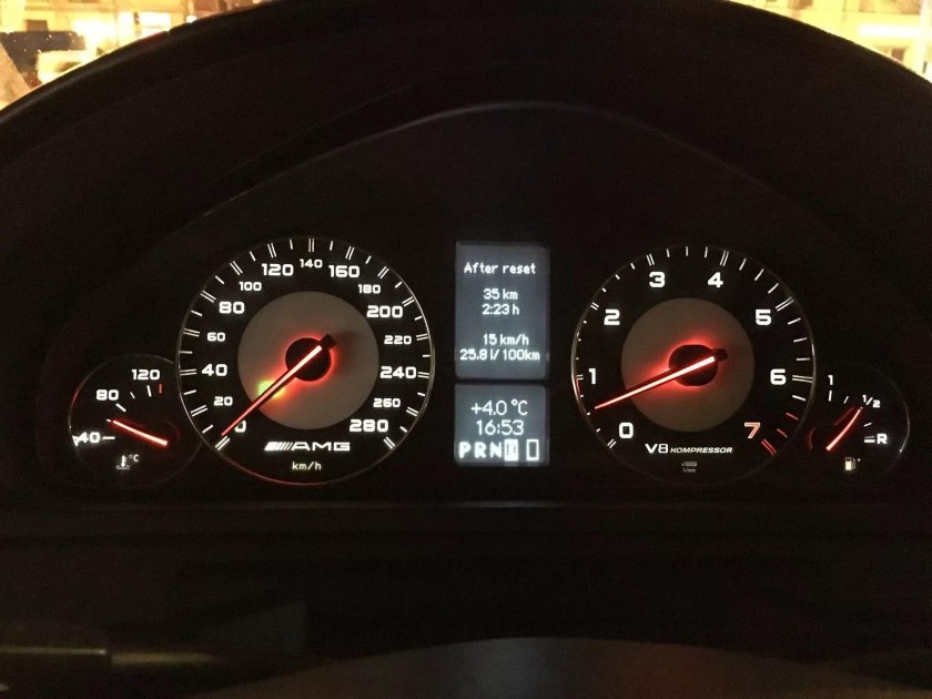 Панель приборов Мерседес w203