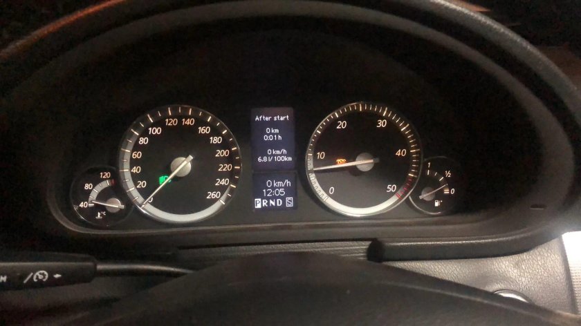 Приборная панель Mercedes w203