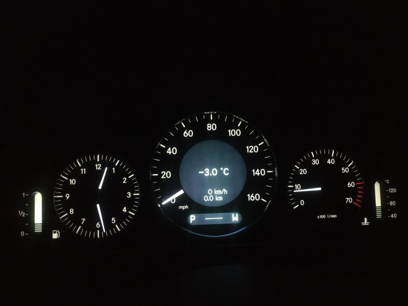 Приборка w203