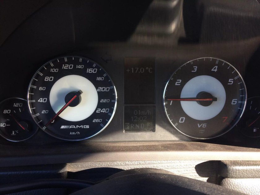Приборная панель w203 дорестайл