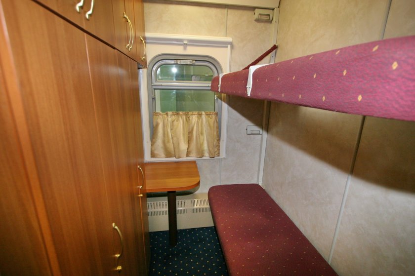 Двухместное купе РЖД