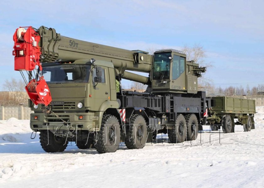 КАМАЗ 6560 автокран военный
