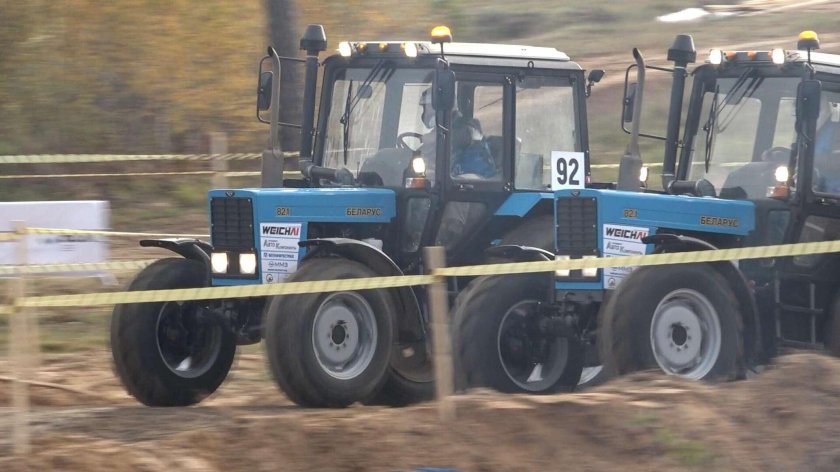 Трактора бизон трек шоу