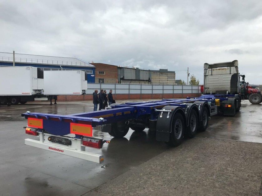 Раздвижной полуприцеп 20'/40'